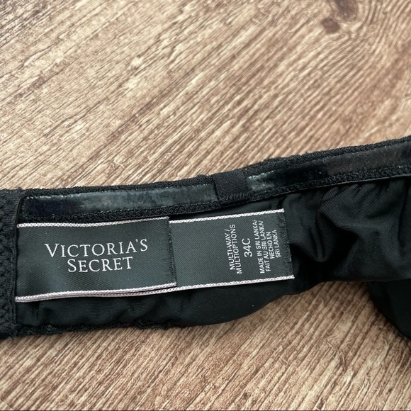 Victoria's Secret Black Lace Multiway Bra Size 34C - Picture 4 of 4